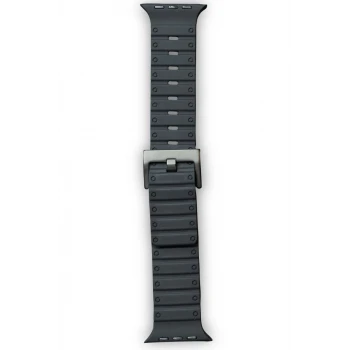 Newface Apple Watch 42mm Magnus Mıknatıslı Silikon Kordon - Siyah