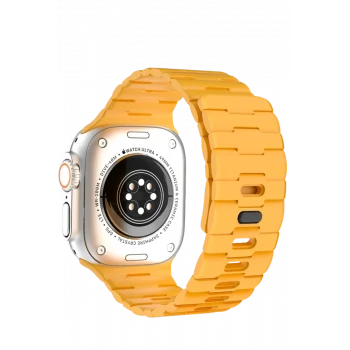 Newface Apple Watch Ultra 49mm Wowen Kordon - Sarı