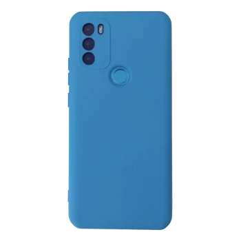 Newface General Mobile GM 21 Plus Kılıf Nano içi Kadife Silikon - Mavi