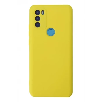 Newface General Mobile GM 21 Plus Kılıf Nano içi Kadife Silikon - Sarı