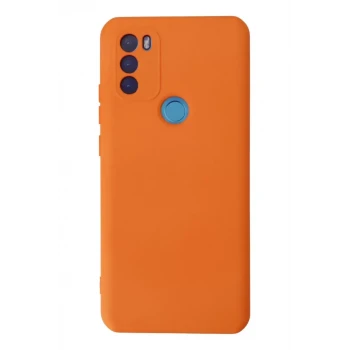 Newface General Mobile GM 21 Plus Kılıf Nano içi Kadife Silikon - Turuncu