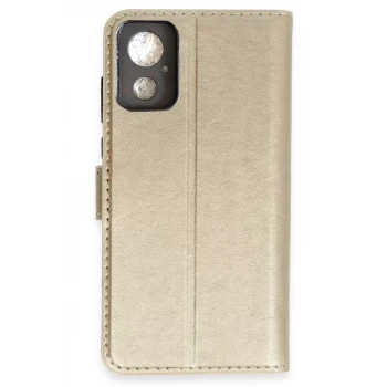 Newface General Mobile GM 23 SE Trend S Plus Kapaklı Kılıf - Gold