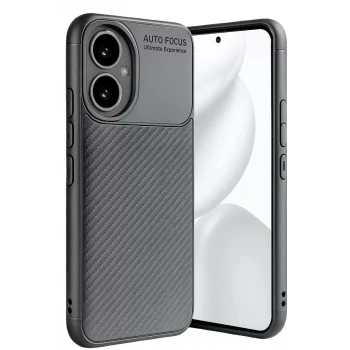 Newface Honor 400 Kılıf Auto Focus Karbon Kapak - Gri