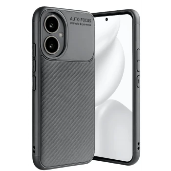 Newface Honor 400 Kılıf Auto Focus Karbon Kapak - Gri