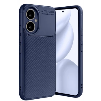 Newface Honor 400 Kılıf Auto Focus Karbon Kapak - Lacivert