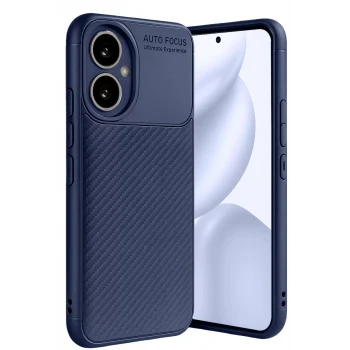 Newface Honor 400 Kılıf Auto Focus Karbon Kapak - Lacivert