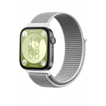Newface Huawei Fit 4 Hasırlı Cırtcırtlı Kordon - Beyaz