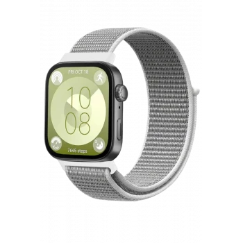 Newface Huawei Fit 4 Hasırlı Cırtcırtlı Kordon - Beyaz