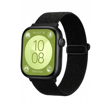 Newface Huawei Fit 4 Star Kordon - Benekli Siyah