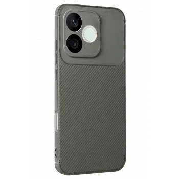 Newface Huawei Honor 600 Lite Auto Focus Karbon Kapak - Gri