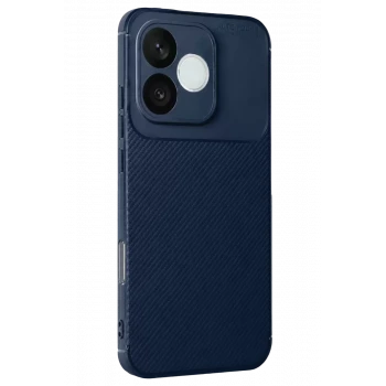 Newface Huawei Honor 600 Lite Auto Focus Karbon Kapak - Lacivert