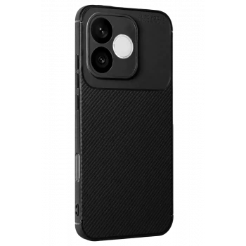 Newface Huawei Honor 600 Lite Auto Focus Karbon Kapak - Siyah