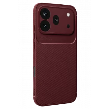Newface Huawei Honor 600 Pro Auto Focus Karbon Kapak - Bordo