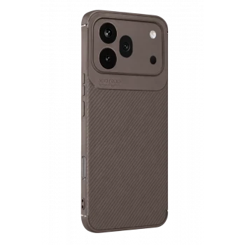 Newface Huawei Honor 600 Pro Auto Focus Karbon Kapak - Gri