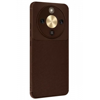 Newface Huawei Honor Magic 8 Lite Auto Focus Karbon Kapak - Kahverengi