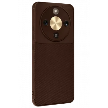 Newface Huawei Honor Magic 8 Lite Auto Focus Karbon Kapak - Kahverengi