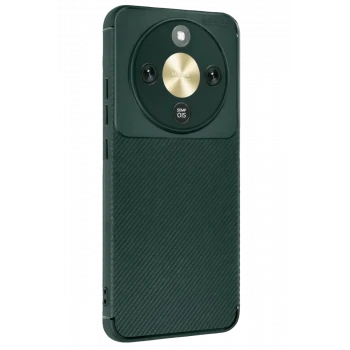 Newface Huawei Honor Magic 8 Lite Auto Focus Karbon Kapak - Koyu Yeşil