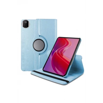 Newface Huawei Honor Pad X7 360 Tablet Deri Kılıf - Mavi