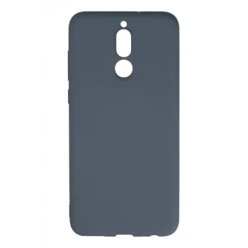 Newface Huawei Mate 10 Lite Kılıf Nano içi Kadife Silikon - Gri
