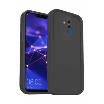 Newface Huawei Mate 20 Lite Kılıf Viera Silikon - Siyah