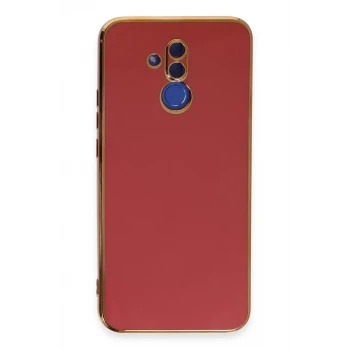 Newface Huawei Mate 20 Lite Kılıf Volet Silikon - Kırmızı
