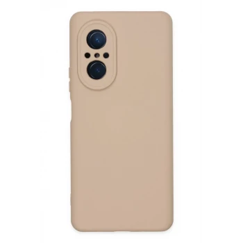 Newface Huawei Nova 9 SE Kılıf Nano içi Kadife Silikon - Pudra