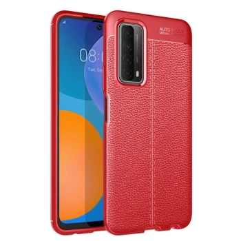 Newface Huawei P Smart 2021 Kılıf Auto Focus Kapak - Kırmızı