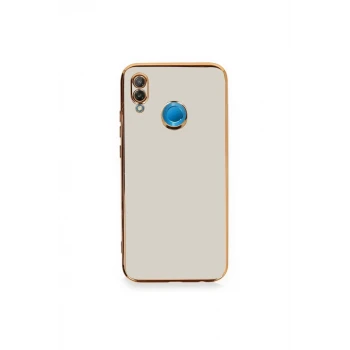 Newface Huawei P20 Lite Kılıf Volet Silikon - Beyaz