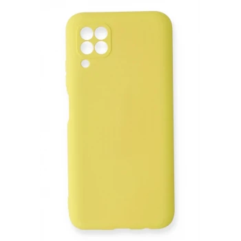 Newface Huawei P40 Lite Kılıf Nano içi Kadife Silikon - Sarı