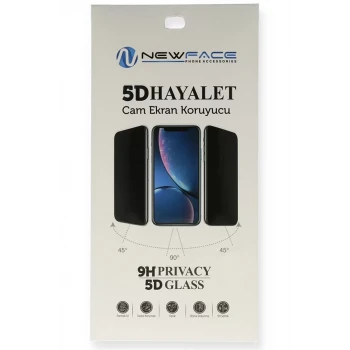 Newface Huawei Y5P 5D Hayalet Cam Ekran Koruyucu