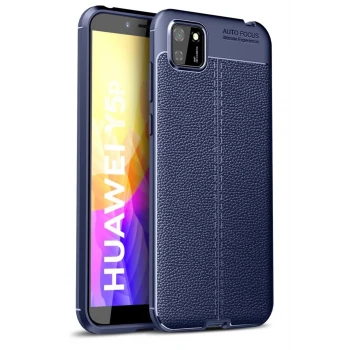 Newface Huawei Y5P Kılıf Auto Focus Kapak - Lacivert