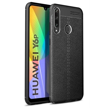 Newface Huawei Y6P Kılıf Auto Focus Kapak - Siyah