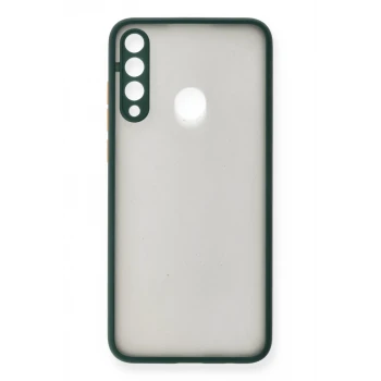 Newface Huawei Y6P Kılıf Montreal Silikon Kapak - Yeşil