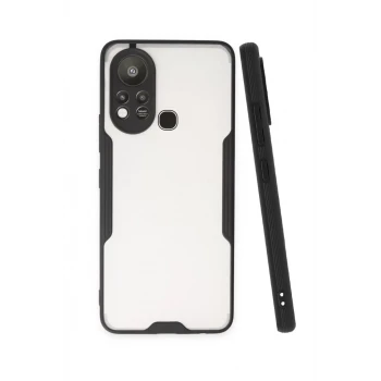 Newface İnfinix Hot 11s Kılıf Platin Silikon - Siyah