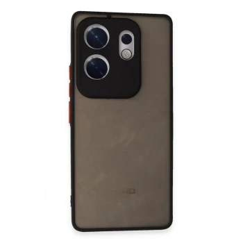 Newface İnfinix Zero 30 4G Kılıf Montreal Silikon Kapak - Siyah
