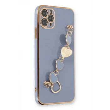 Newface Apple iPhone 11 Pro Kılıf Esila Silikon - Gri