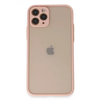 Newface Apple iPhone 11 Pro Kılıf Montreal Silikon Kapak - Pembe