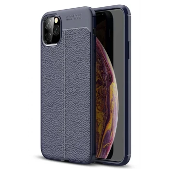 Newface Apple iPhone 11 Pro Max Kılıf Auto Focus Kapak - Lacivert