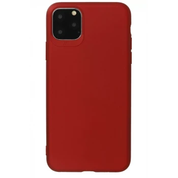 Newface Apple iPhone 11 Pro Max Kılıf First Silikon - Bordo