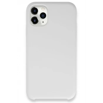 Newface Apple iPhone 11 Pro Max Kılıf Lansman Legant Silikon - Beyaz