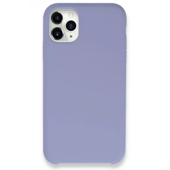 Newface Apple iPhone 11 Pro Max Kılıf Lansman Legant Silikon - Lila