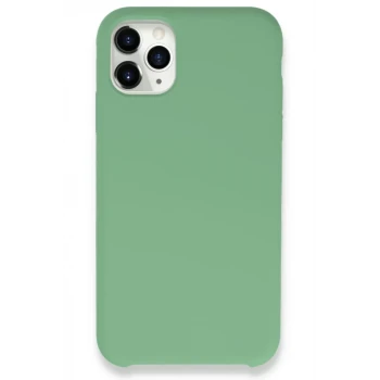 Newface Apple iPhone 11 Pro Max Kılıf Lansman Legant Silikon - Yeşil