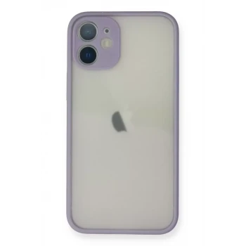 Newface Apple iPhone 11 Pro Max Kılıf Montreal Silikon Kapak - Mor