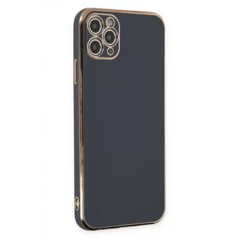 Newface Apple iPhone 11 Pro Max Kılıf Volet Silikon - Siyah