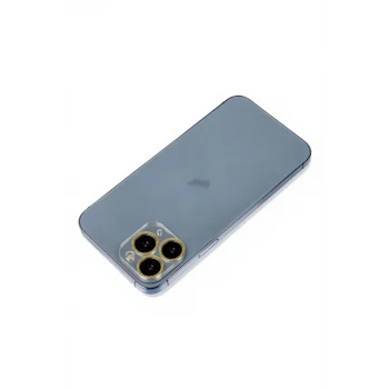 Newface Apple iPhone 11 Pro Max Shine Kamera Lens Koruma Cam - Gold