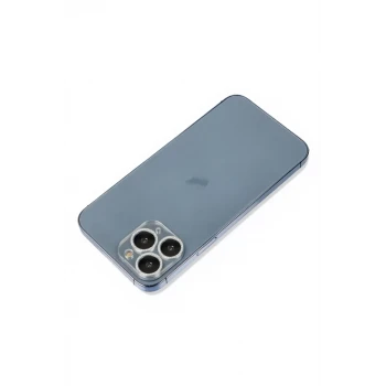 Newface Apple iPhone 11 Pro Max Shine Kamera Lens Koruma Cam - Gümüş