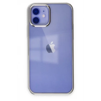 Newface Apple iPhone 12 Kılıf Element Silikon - Gümüş