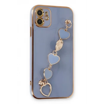Newface Apple iPhone 12 Kılıf Esila Silikon - Gri