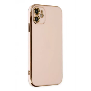 Newface Apple iPhone 12 Kılıf Volet Silikon - Pembe
