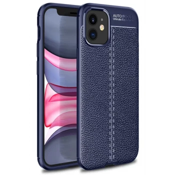 Newface Apple iPhone 12 Mini Kılıf Auto Focus Kapak - Lacivert